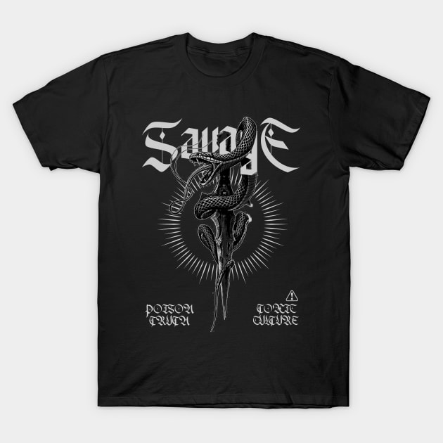 savage T-Shirt by loko.graphic